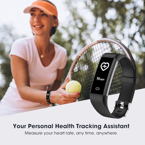 Waterproof Heart Rate Fitness Tracker for Women/Men
