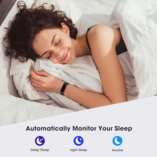 Waterproof Heart Rate Fitness Tracker for Women/Men