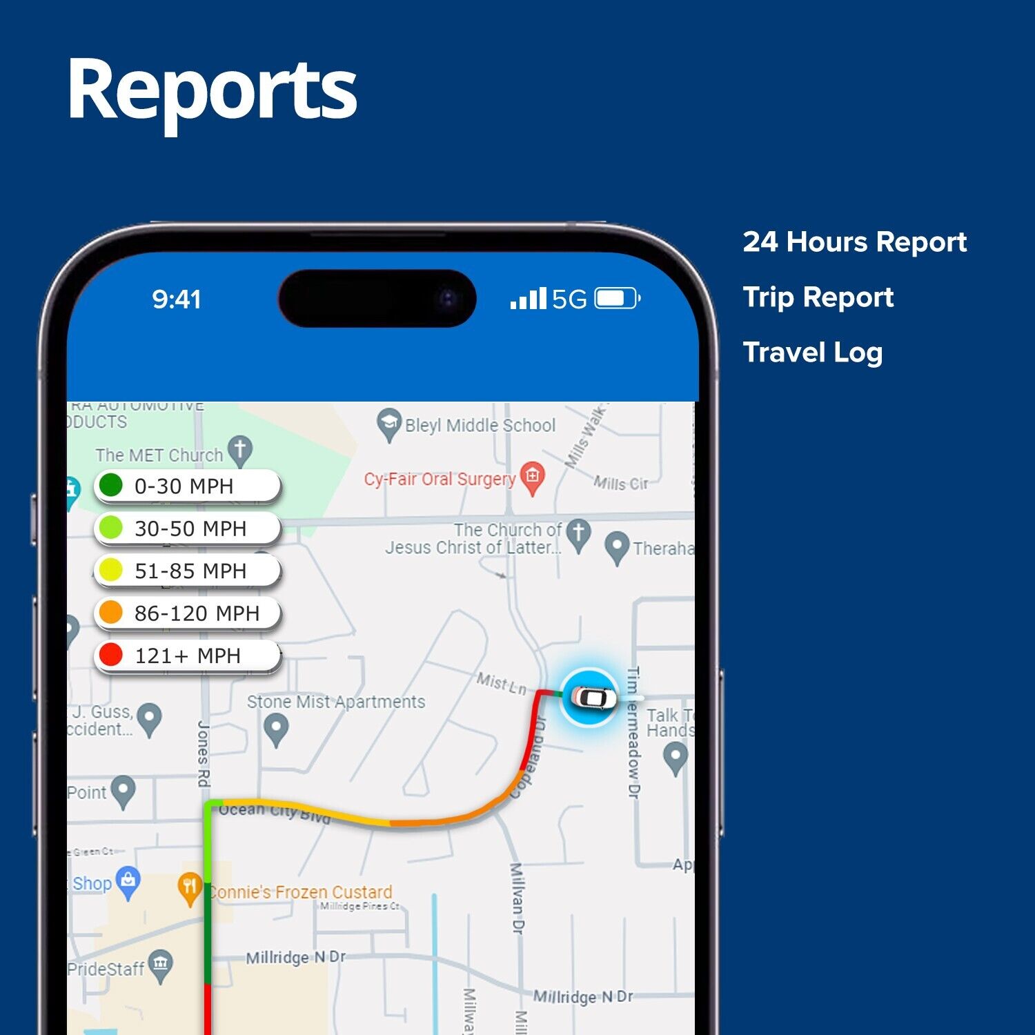 Compact GPS Tracker with Water-Resistant Case