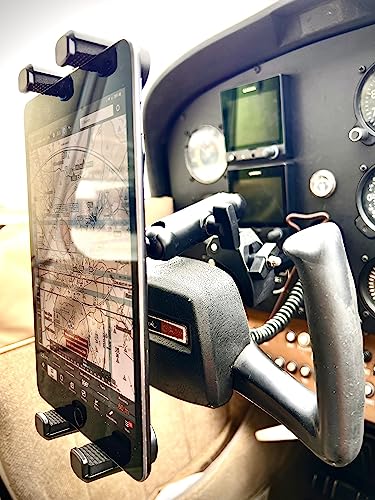 Pilot's FlightPro Yoke Mount for iPad Pro 12.9", Mini & Phones