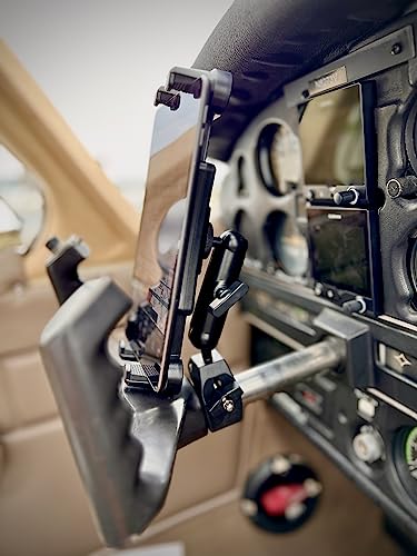 Pilot's FlightPro Yoke Mount for iPad Pro 12.9", Mini & Phones