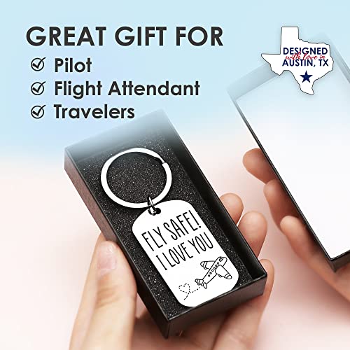 Flight Attendant & Pilot Keychain: Aviation Gifts for All