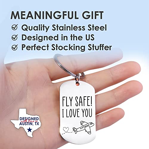 Flight Attendant & Pilot Keychain: Aviation Gifts for All