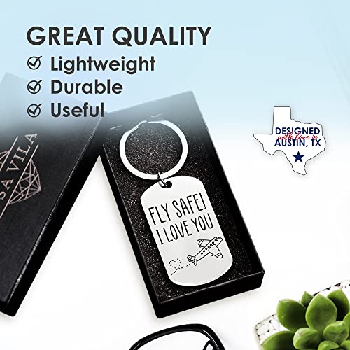 Flight Attendant & Pilot Keychain: Aviation Gifts for All