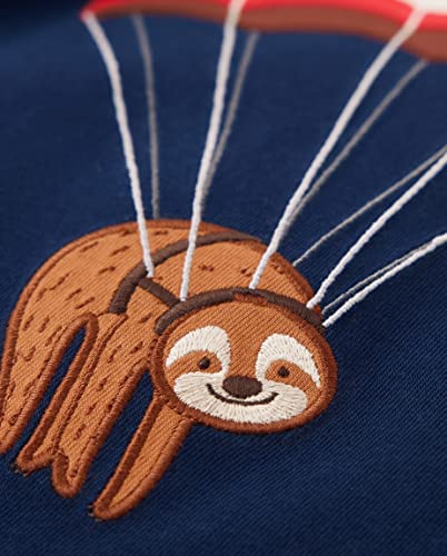 Aviator Parachute Long Sleeve T-Shirts for Boys, 3T
