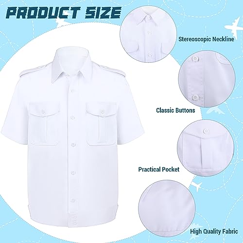 Matiniy Pilot Costume Set: T-Shirt, Hat, Tie, Sunglasses