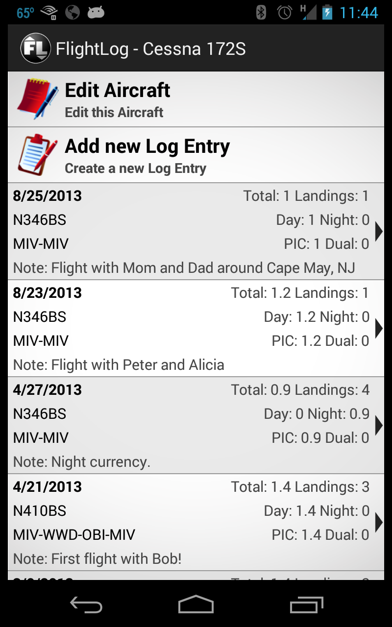Pilot's FlightLog - Essential Logbook for Aviators