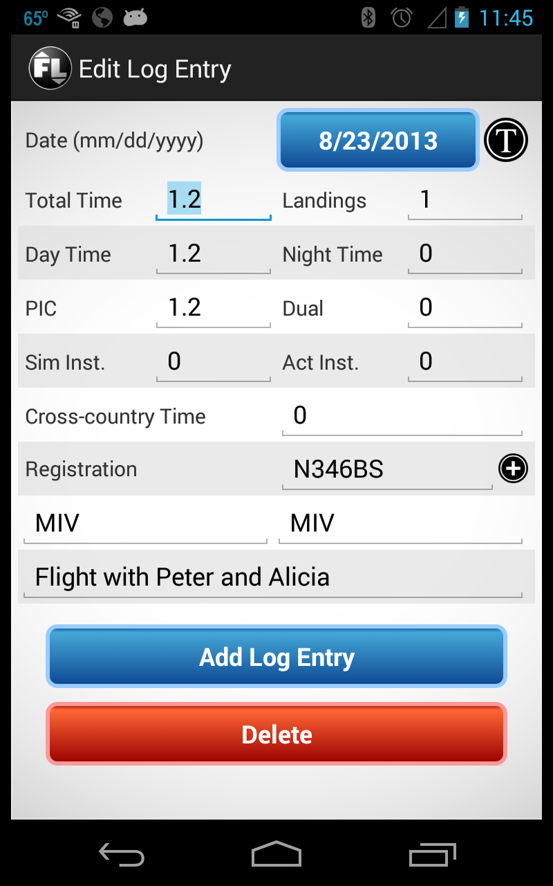 Pilot's FlightLog - Essential Logbook for Aviators