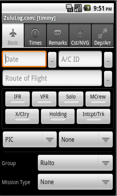 ZuluLog Aviation Logbook