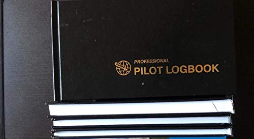 Professional Pilot Logbook - FAA Standard, Hardcover - 658 Entries