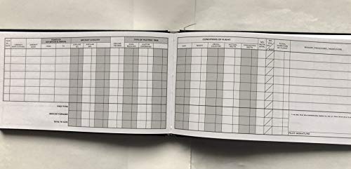 Professional Pilot Logbook - FAA Standard, Hardcover - 658 Entries