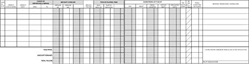 Professional Pilot Logbook - FAA Standard, Hardcover - 658 Entries