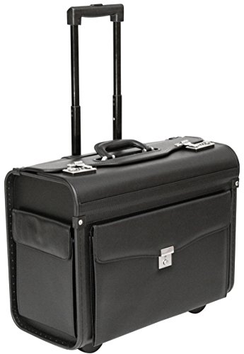 Pilot Business Briefcase with Laptop Compartment and Wheels