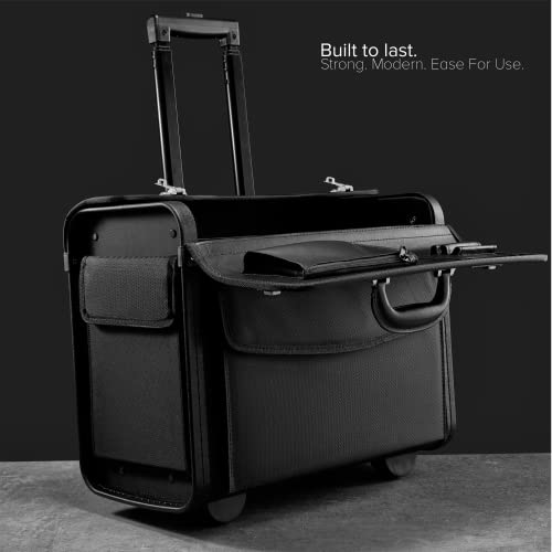 Wheeled Pilot Case for Business and 16" Laptop