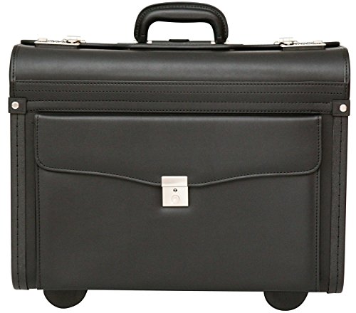 Pilot Business Briefcase with Laptop Compartment and Wheels