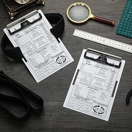 Aluminum Aviation Kneeboard with Pen Holder & Strap