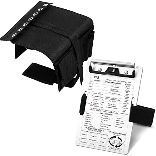 Aviation Kneeboard with Aluminum Clipboard - Professional Pilot Accessories