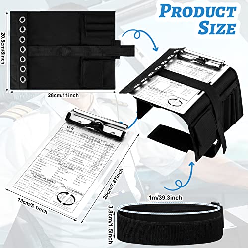 Aviation Kneeboard with Aluminum Clipboard - Professional Pilot Accessories