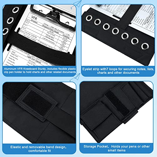 Aviation Kneeboard with Aluminum Clipboard - Professional Pilot Accessories