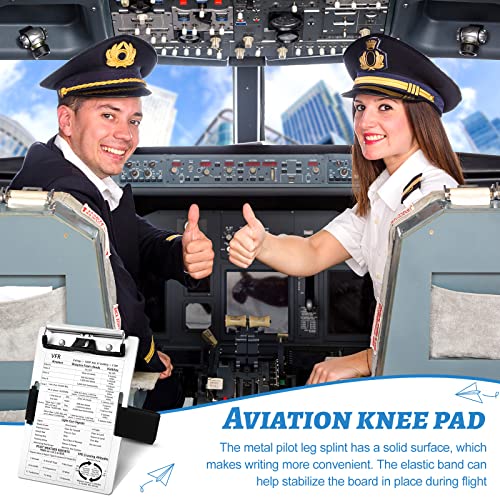 Aviation Kneeboard with Aluminum Clipboard - Professional Pilot Accessories