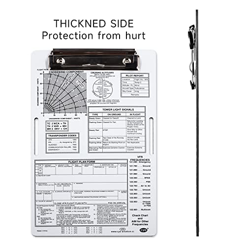 CYA VFR Pilot Kneeboard - Upgraded Aluminum Aviation