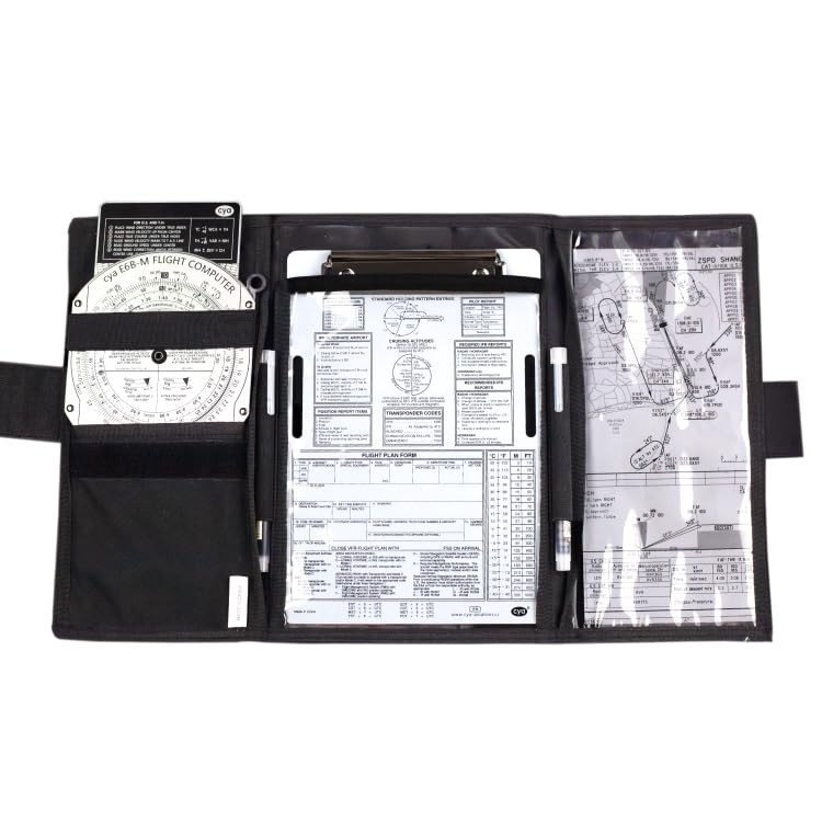 Compact Trifold Pilot Kneeboard Holder - Upgrade your Flying Experience