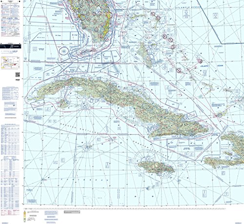 Caribbean VFR Aeronautical Chart for Pilots