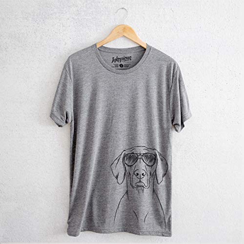 Aviator Walter Weimaraner Triblend T-Shirt Unisex Crewneck