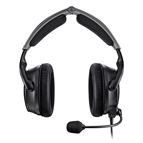 Bose A30 Aviation Headset - Bluetooth, Lightweight, Black
