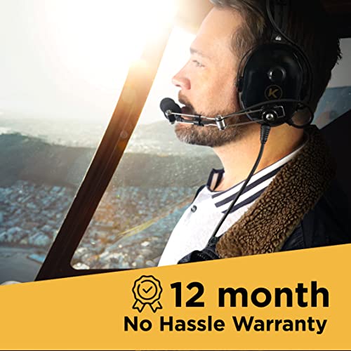 KORE AVIATION P1 Pilot Headset | Noise Reduction, Mic, AUX