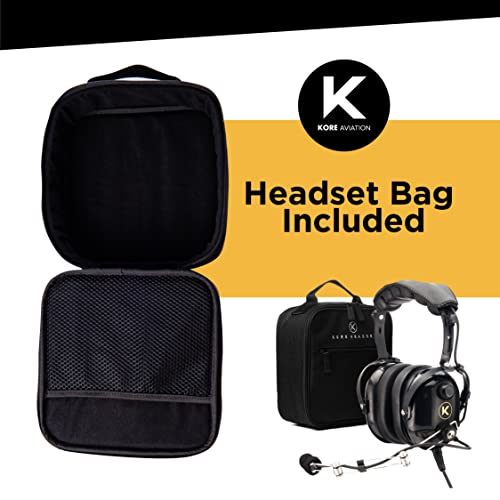 KORE AVIATION P1 Pilot Headset | Noise Reduction, Mic, AUX