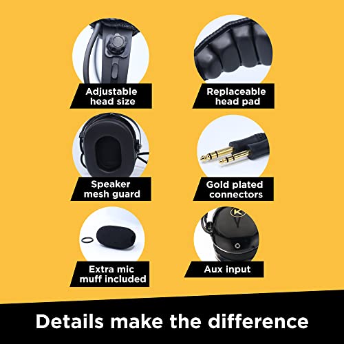 KORE Aviation P1 Pilot Headset | 24dB Noise Reduction
