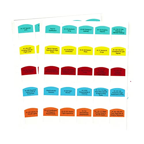 2024 ASA FAR/AIM Book + 50 Tabs - VFR Kit