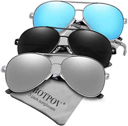 Polarized Aviator Sunglasses for Men and Women