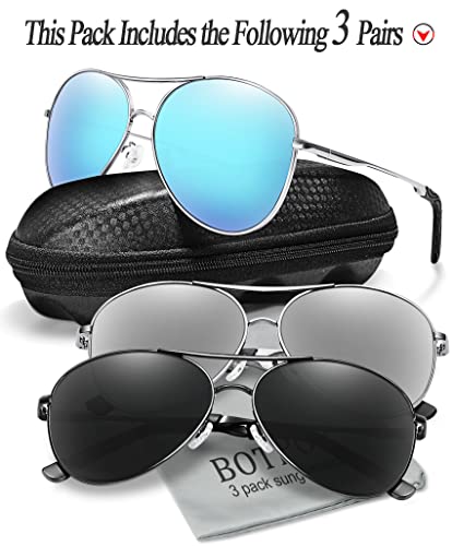 Polarized Aviator Sunglasses for Men and Women