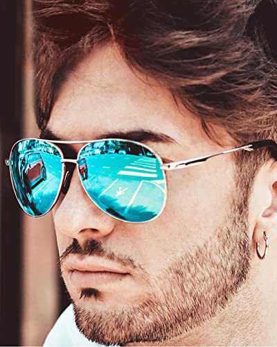 Polarized Aviator Sunglasses for Men and Women