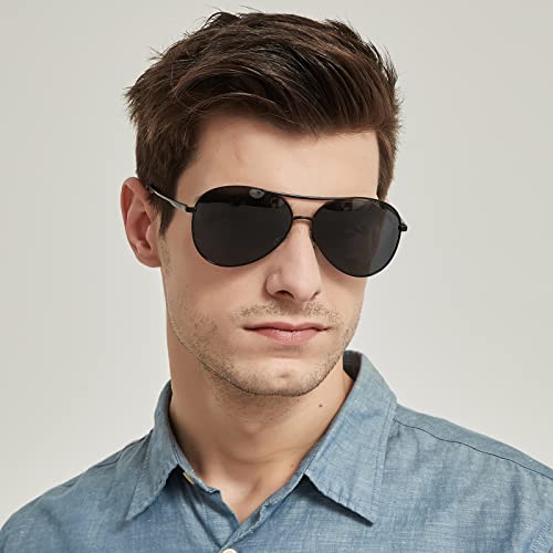 Polarized Aviator Sunglasses for Men and Women