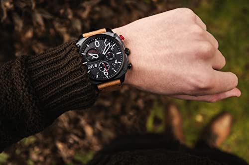 AVI-8 Men's Hawker Hunter Retrograde Pilot Watch