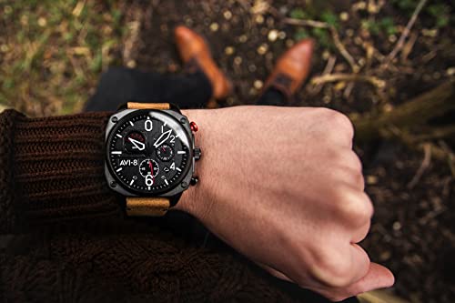 AVI-8 Men's Hawker Hunter Retrograde Pilot Watch