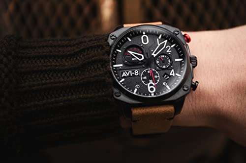 AVI-8 Men's Hawker Hunter Retrograde Pilot Watch