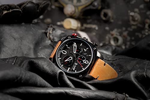 AVI-8 Men's Hawker Hunter Retrograde Pilot Watch