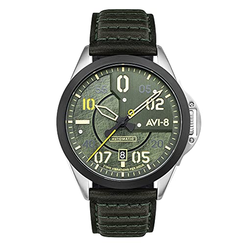 AVI-8 Mens P-51 Mustang Hitchcock Pilot Watch