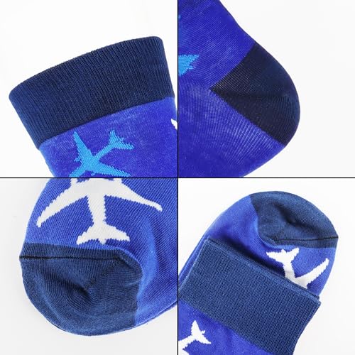 Funny Aviation Socks for Men - Perfect Pilot Gift