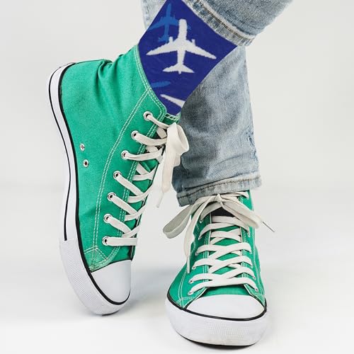 Funny Aviation Socks for Men - Perfect Pilot Gift