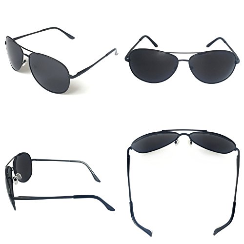 Classic Aviator Sunglasses with Polarized UV Protection
