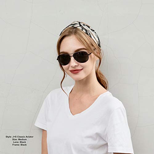 Classic Aviator Sunglasses with Polarized UV Protection