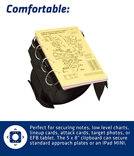 FLYBOYS Kneeboard - Clipboard & Pen Holder - GREEN