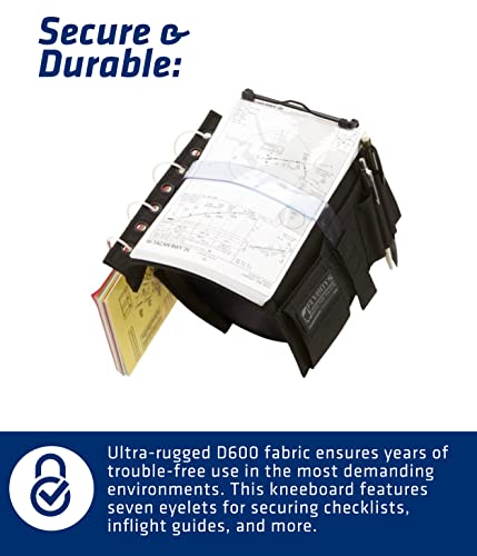 FLYBOYS Kneeboard - Clipboard & Pen Holder - GREEN