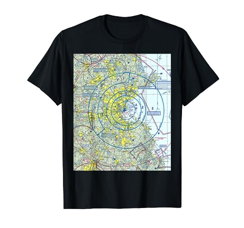 Boston Aeronautical VFR Sectional Chart T-Shirt