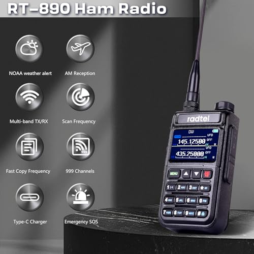 Radtel RT-890 Full Band Two-Way Radio